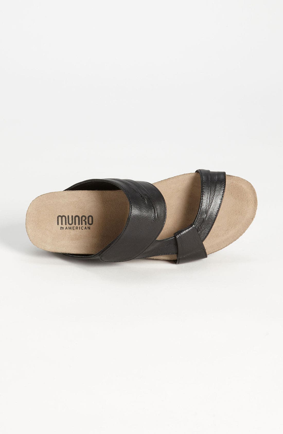 'Libra' Sandal, Alternate, color, BLACK