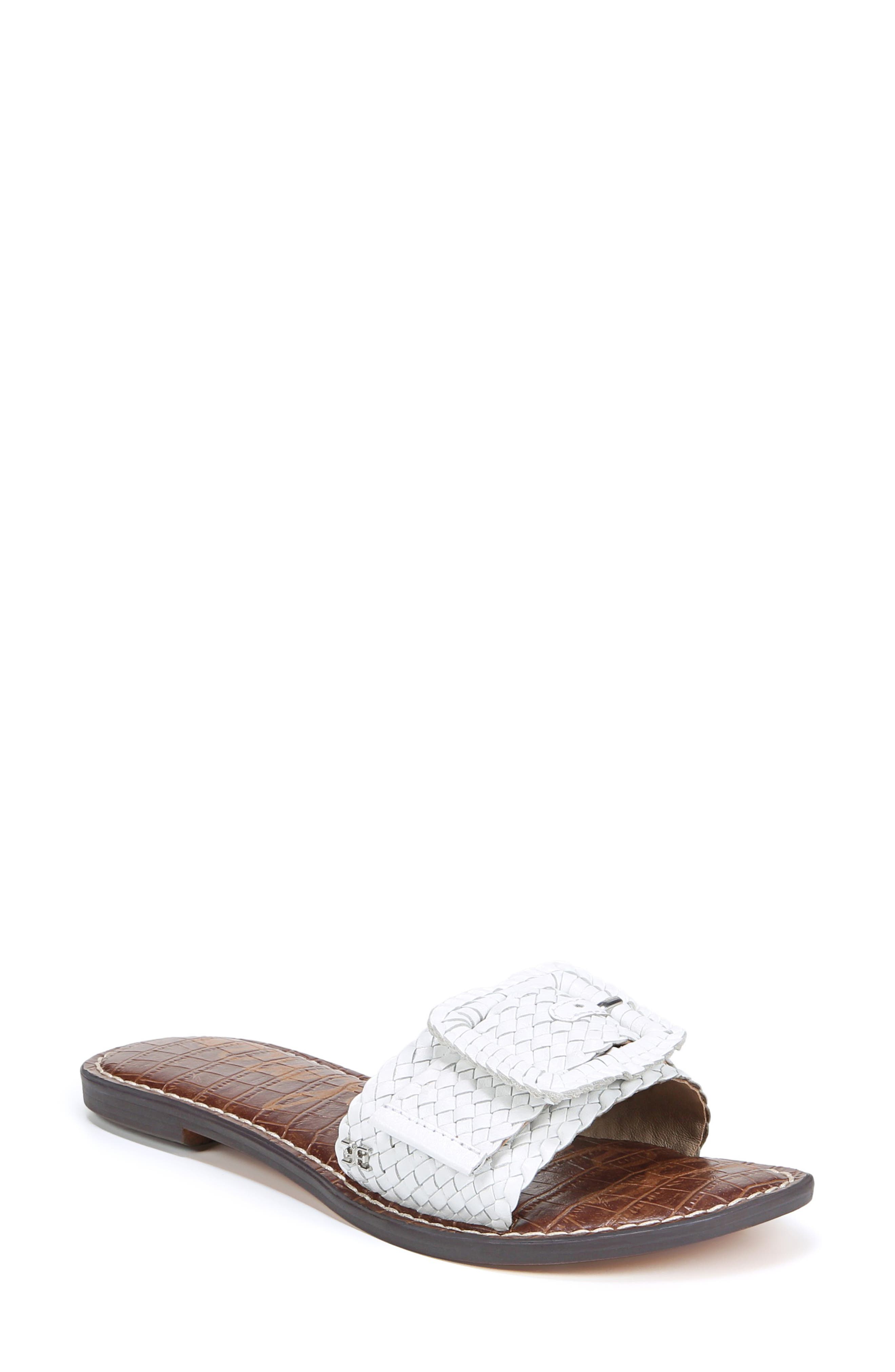 Gabriela 2 Slide Sandal, Main, color, BRIGHT WHITE