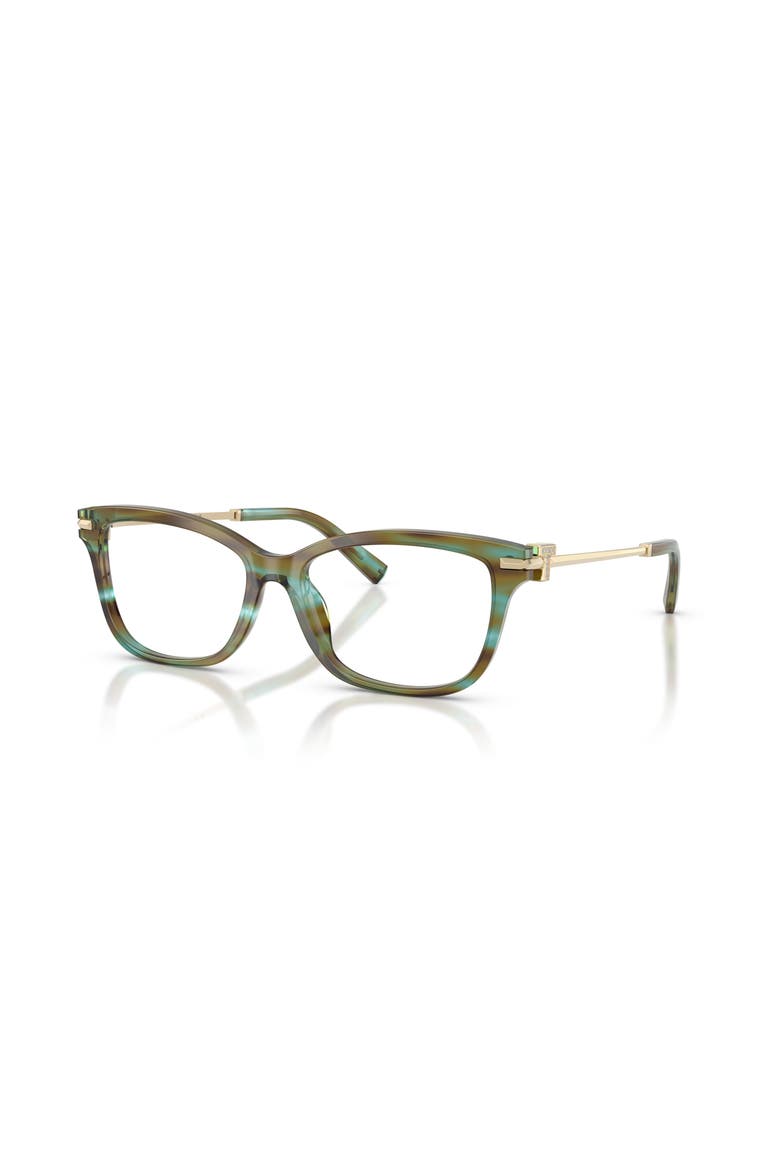 53mm Rectangle optical glasses, Main, color, Blue