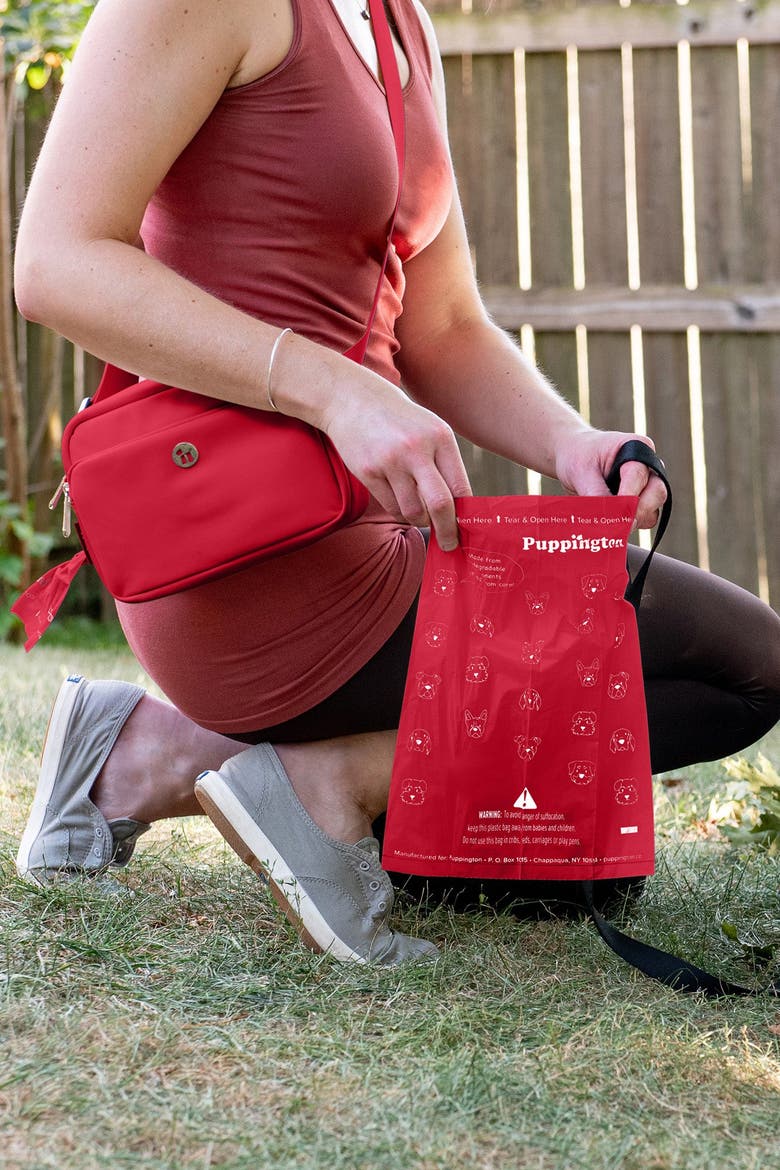 Greenest Pup Compostable Dog Waste Bags, Alternate, color, Ruby Red