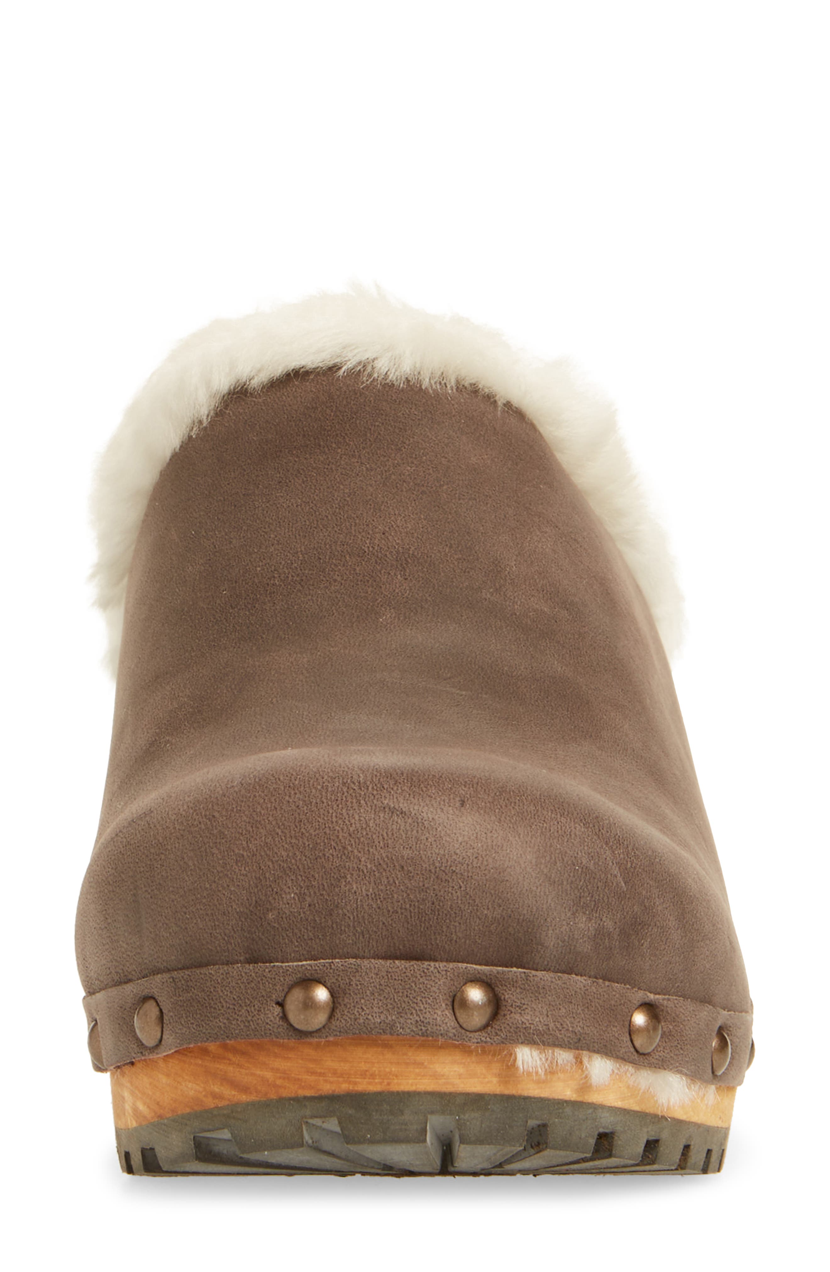 Sanita Hese Genuine Shealing Lined Clog, Alternate, color, Antracite