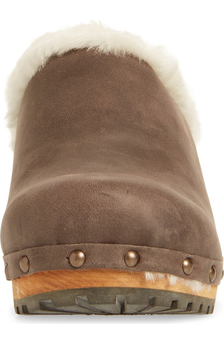 Sanita Hese Genuine Shealing Lined Clog, Alternate, color, Antracite