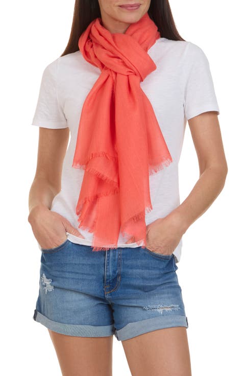 Solid Fringe Scarf