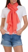 Bruno Magli Solid Fringe Scarf