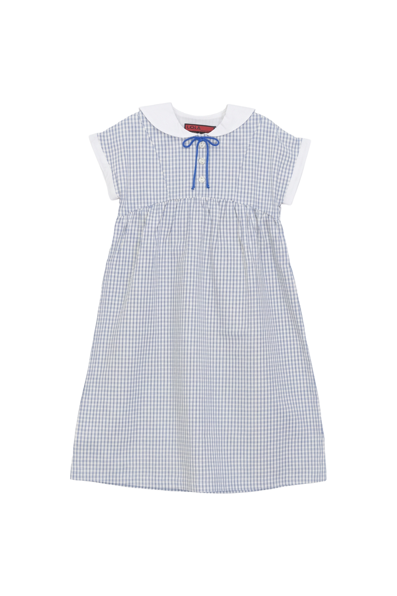 Girls Maxi Dress with Sailor Collar, Alternate, color, Navy