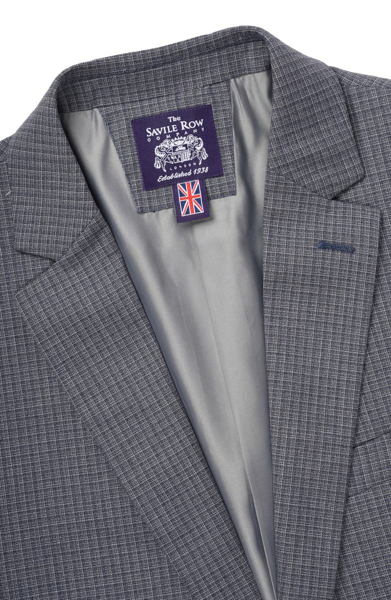 SAVILE ROW CO Slim Fit Check Suit, Alternate, color, 