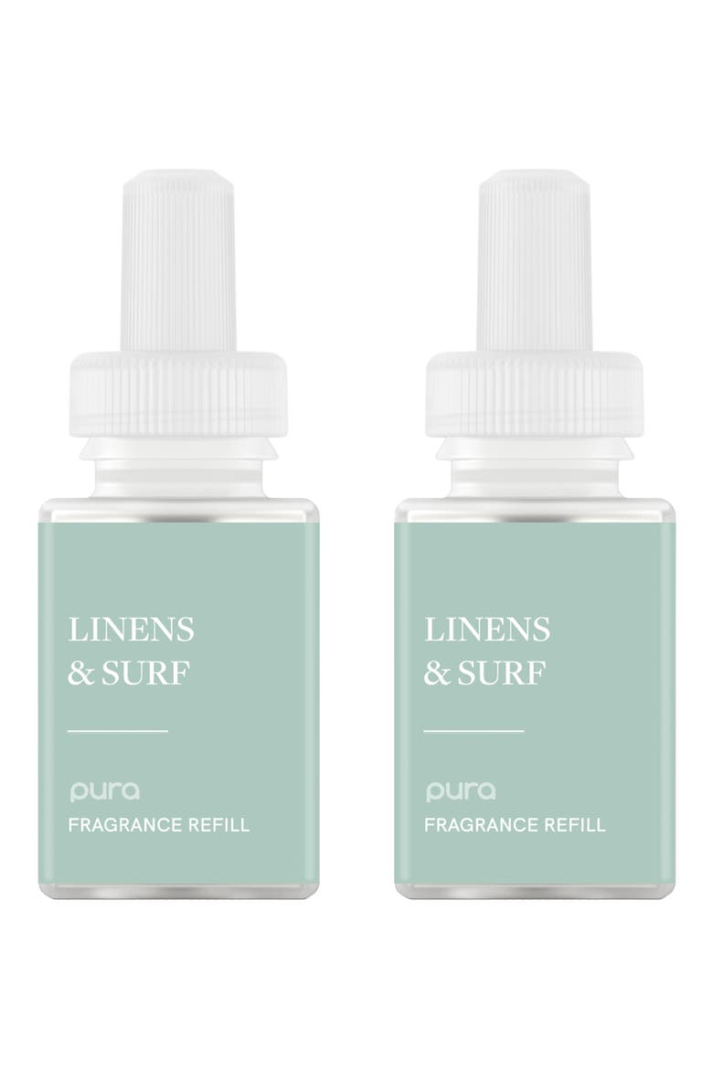 2-Pack Diffuser Fragrance Refills, Main, color, LINENS AND SURF