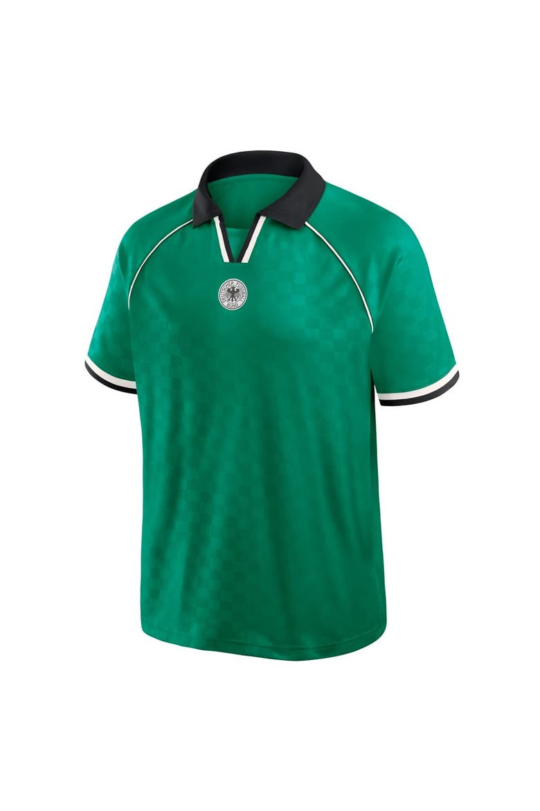 Men's Fanatics Green Germany National Team Retro Raglan V-Neck Fashion Jersey, Alternate, color, Green