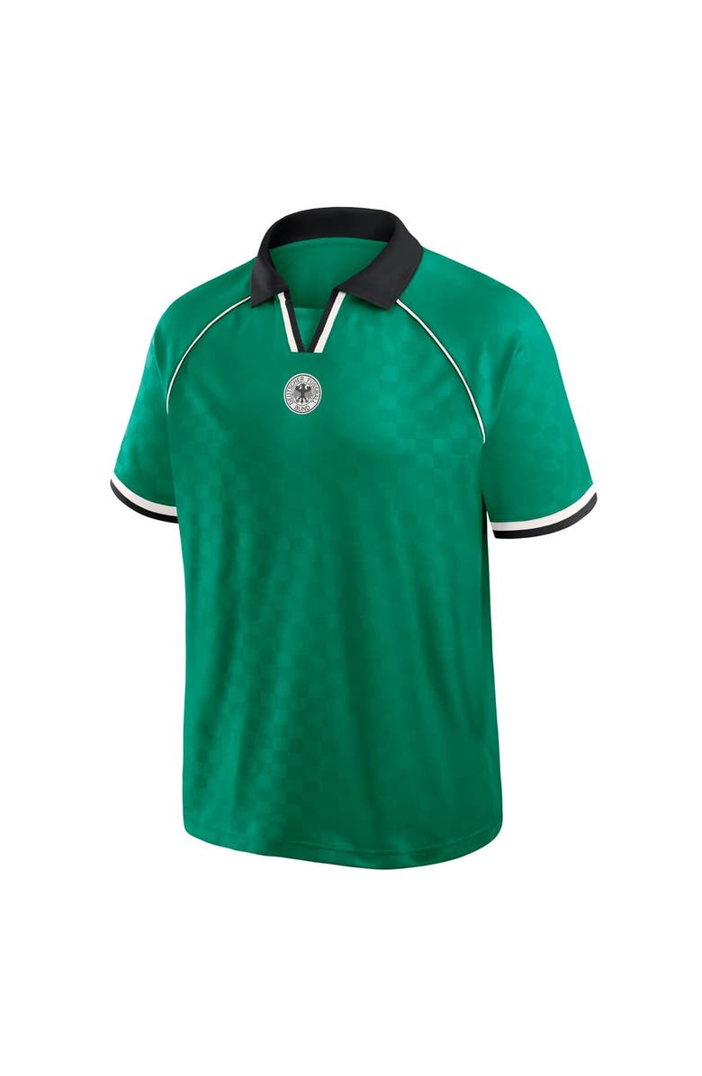 FANATICS Men's Fanatics Green Germany National Team Retro Raglan V-Neck Fashion Jersey, Alternate, color, Green