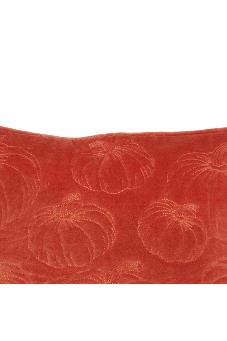 Pumpkin Patch Textured Pillow, Alternate, color, Orange