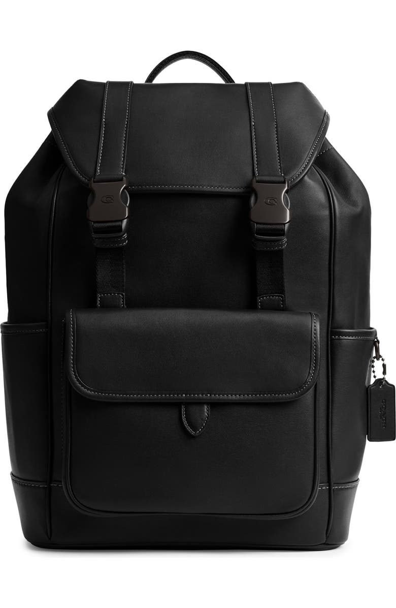 COACH League Signature Canvas Backpack, Main, color,