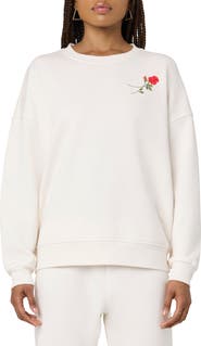 Florence by Mills Cozy Crush Forever Embroidered Oversize Sweatshirt