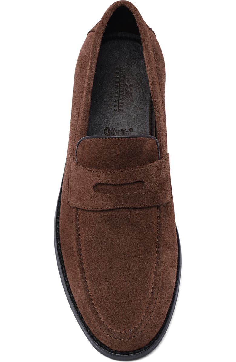 Anthony Veer Sherman Penny Loafer, Alternate, color, Honey Brown