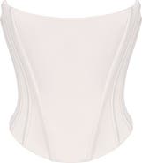 HOUSE OF CB Genevieve Strapless Satin Corset Top