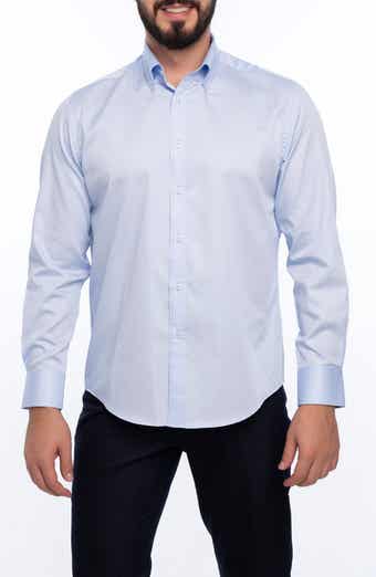 Solid Cotton Slim Fit Button Down Shirt
