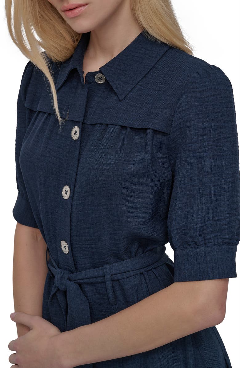 DKNY Short Sleeve Utility Shirtdress, Alternate, color,