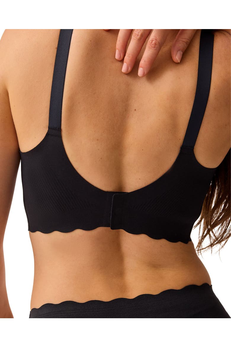 Barebond Cotton Maternity & Nursing Bra, Alternate, color, Black