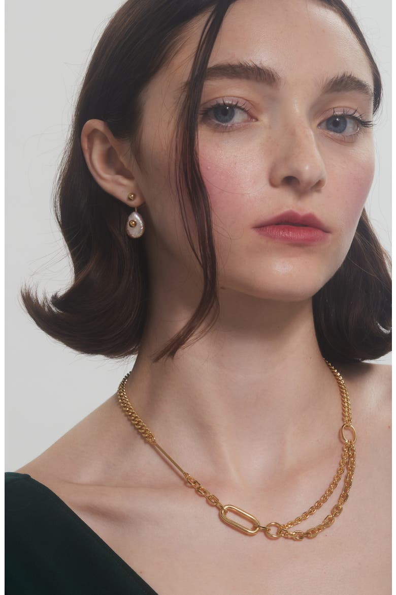 Maisie Necklace, Alternate, color, GOLD