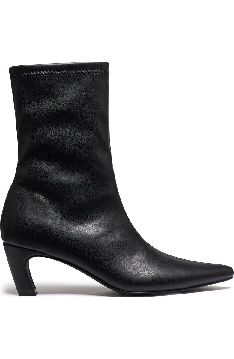 Therapy Australia Sacha Bootie, Alternate, color, Blac Stretch-Leather