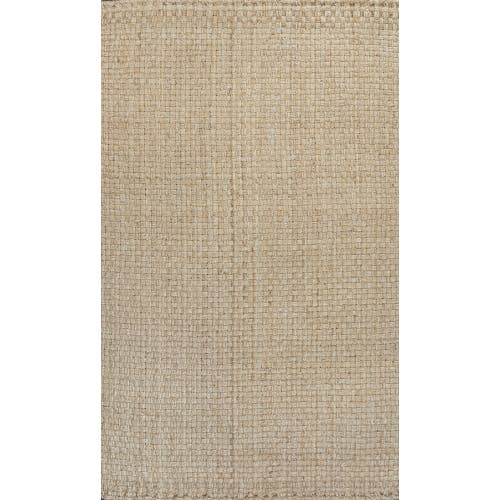 Jonathan Y Estera Hand Woven Boucle Chunky Jute Area Rug In Ivory