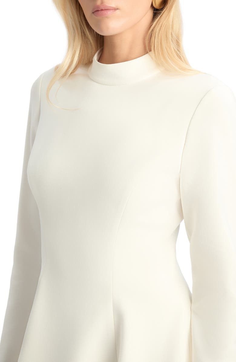 Bardot Zephyra Long Sleeve Minidress, Alternate, color, Orchid White