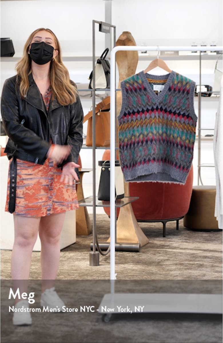 Fair Isle Wool Sweater Vest, sales video thumbnail