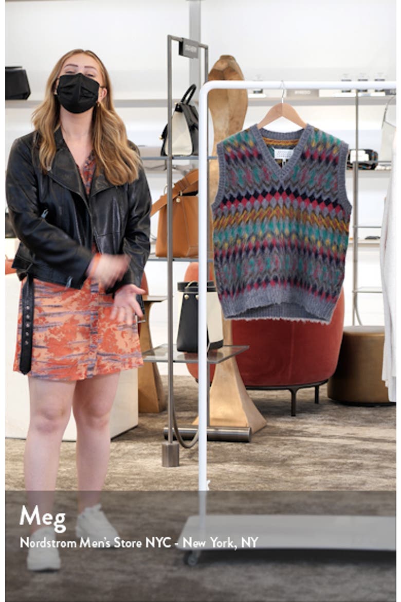Fair Isle Wool Sweater Vest video