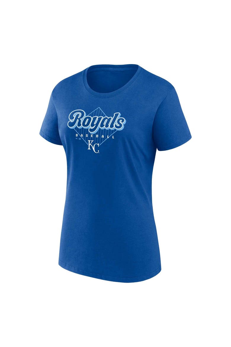 Women's Fanatics Branded Light Blue/Royal Kansas City Royals T-Shirt Combo Pack, Alternate, color, Light Blue