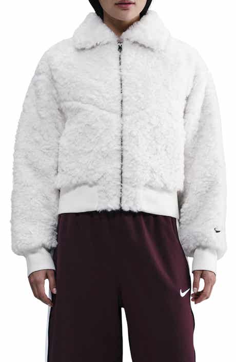 Nike Essential Faux Fur Bomber Jacket