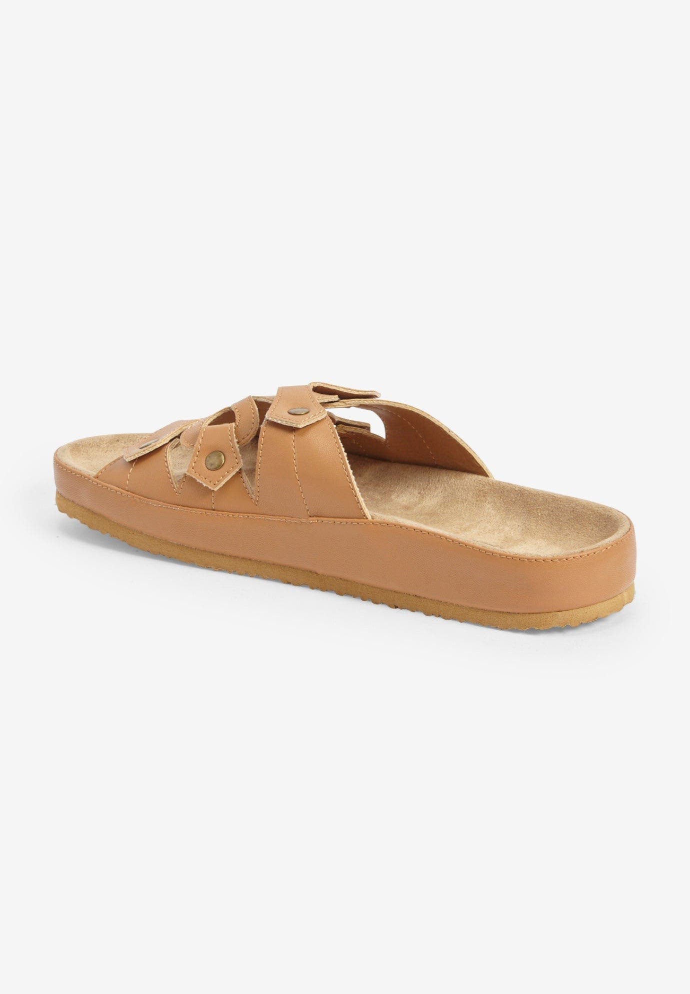 The Summer Slip On Footbed Sandal, Alternate, color, TAN