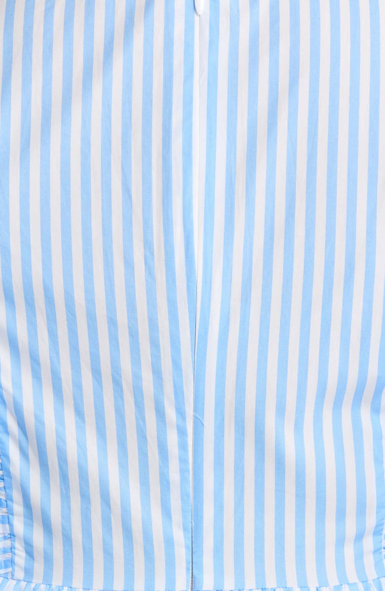 SUGARLIPS Fairness Stripe Cotton Poplin Dress, Alternate, color, Blue-Stripe
