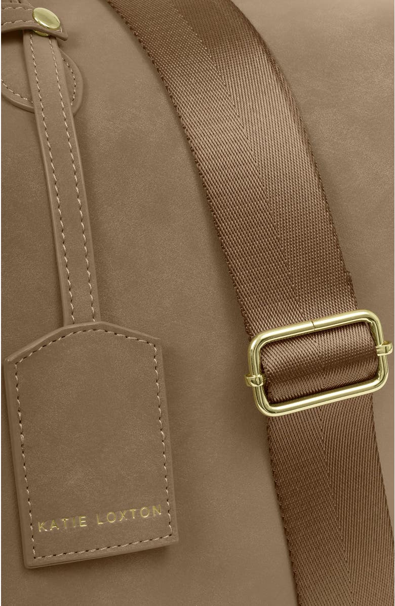 Katie Loxton Soho Weekend Bag, Alternate, color, Taupe Suedette
