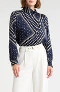 Elie Tahari The Jaden Silk Blend Top