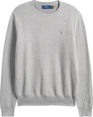Polo Ralph Lauren Textured Cotton Crewneck Sweater