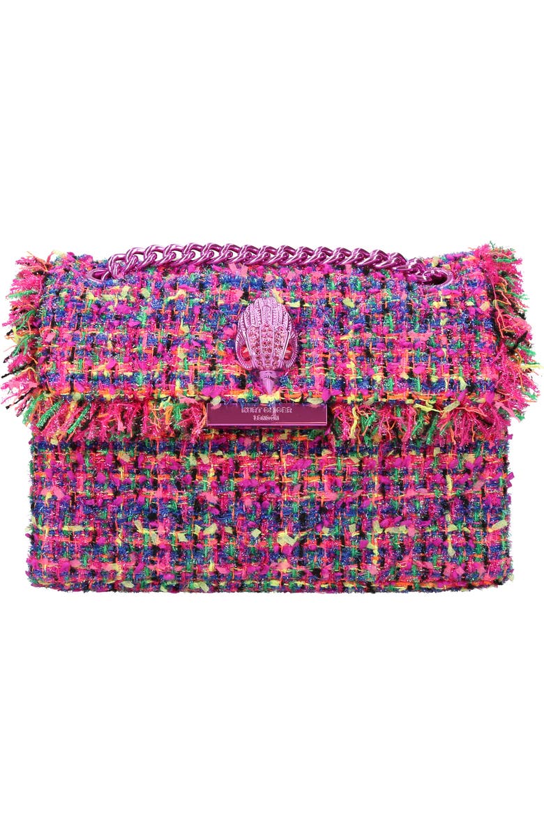 Kurt Geiger London Mini Kensington Tweed Convertible Crossbody Bag, Main, color,