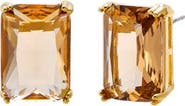 BY ADINA EDEN CZ Rectangle Stud Earring