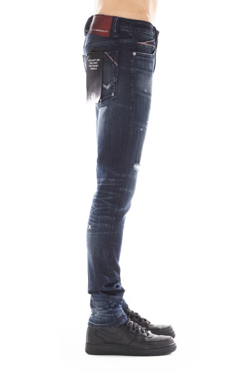 Cult Of Individuality Punk Distressed Super Skinny Jeans
