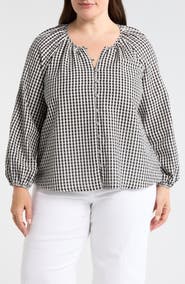 Sanctuary Perfect Gingham Button-Up Shirt