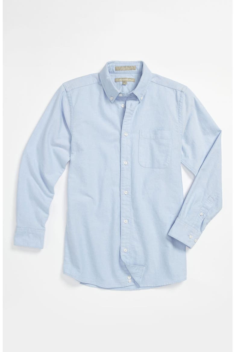 'Michael' Woven Oxford Shirt, Main, color, BLUE OXFORD