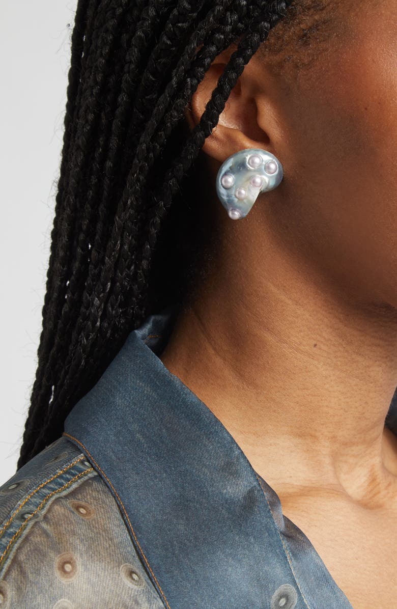 Isshi Molluskara Earrings, Alternate, color, Reflect