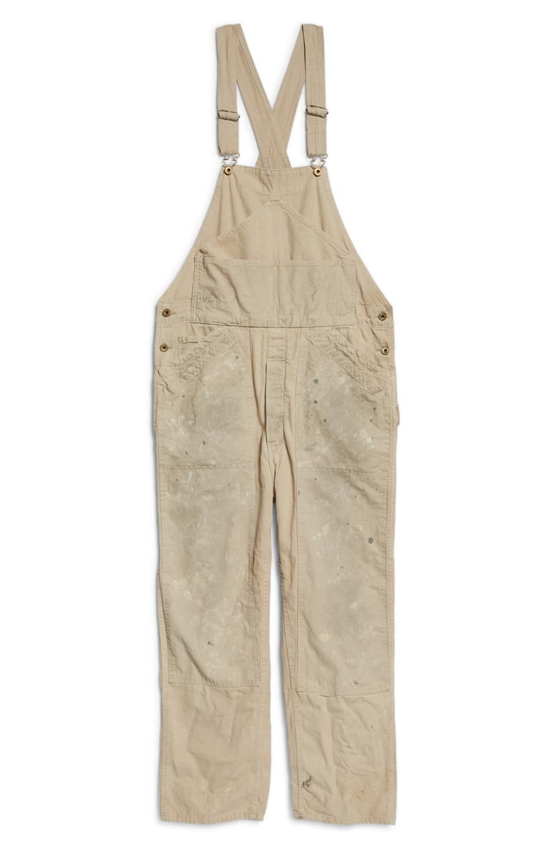 Double RL RRL Renshaw Canvas Panel Twill Overalls, Alternate, color,