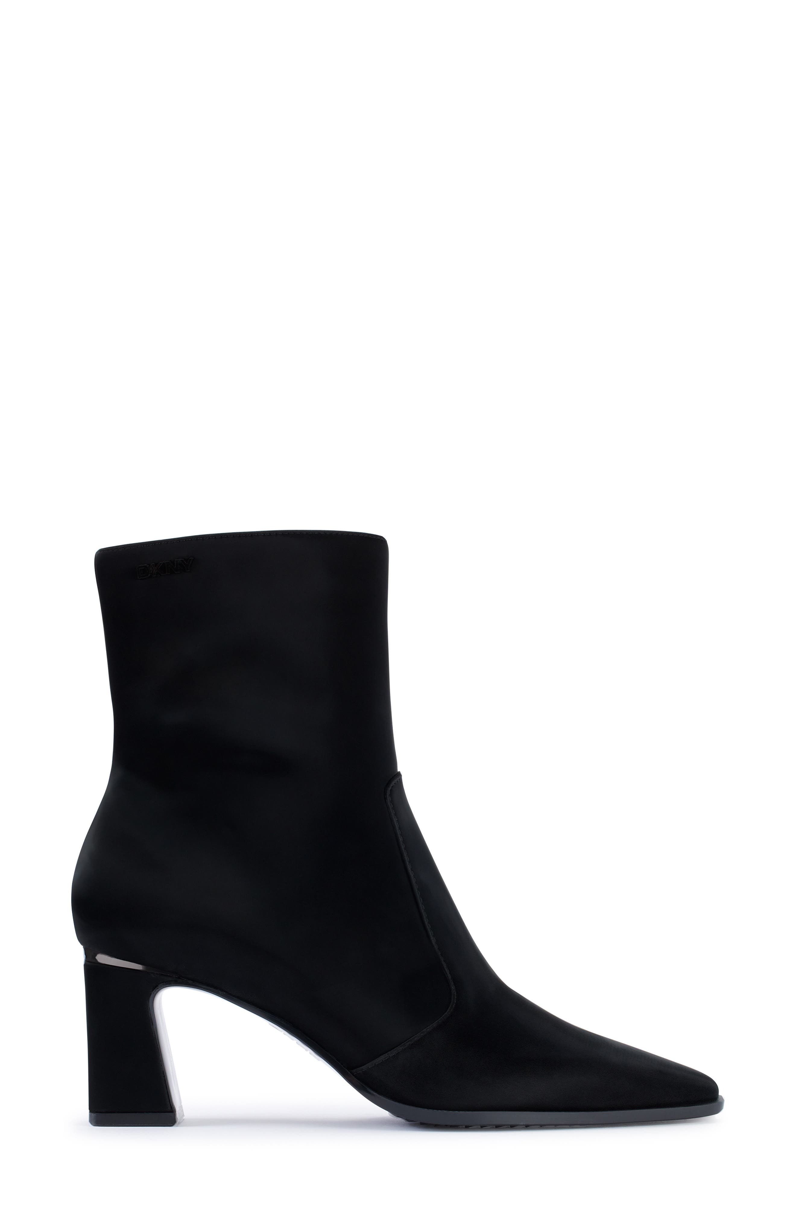 DKNY Sunny Pointed Toe Bootie, Alternate, color, Black