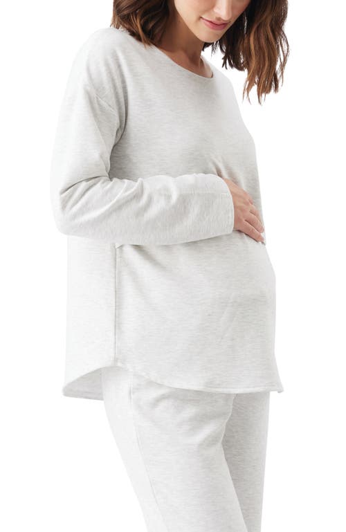Ripe Maternity Super Soft Nursing Top In White