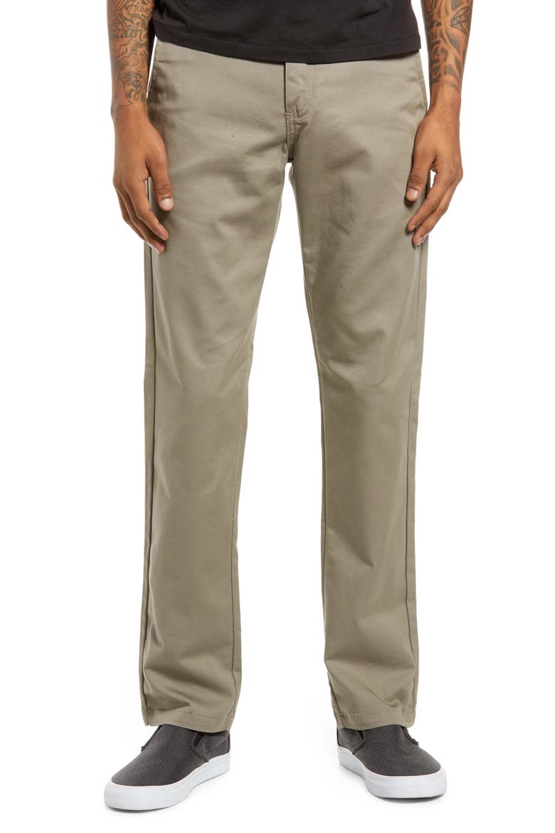 Authentic Slim Fit Stretch Chinos, Main, color, VETIVER