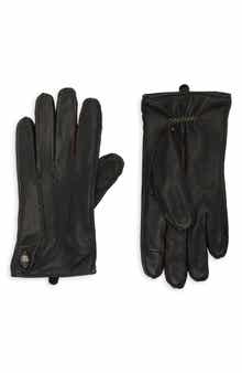 Stitched Leather Tech Gloves