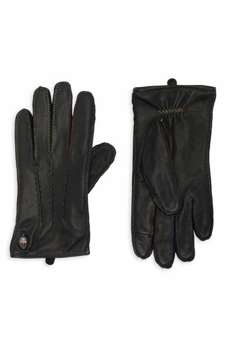 Stitched Leather Tech Gloves