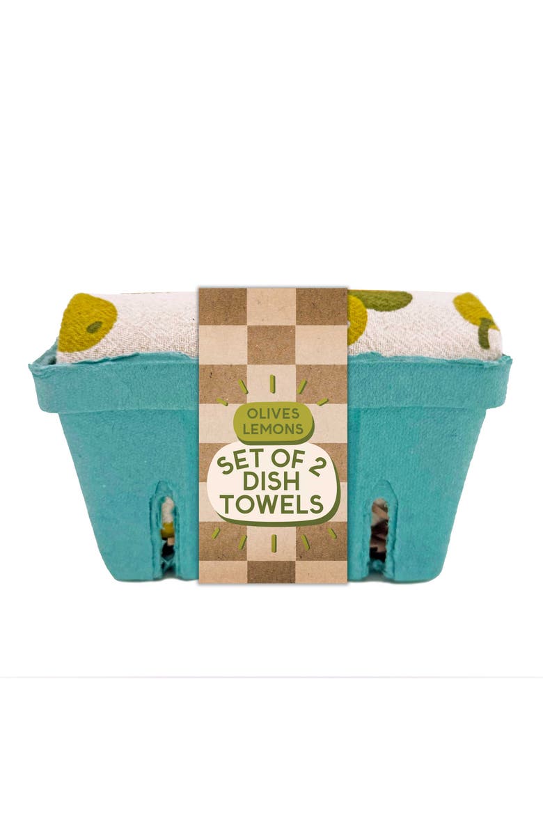 Olives With A Twist - Dish Towel Set of 2, Alternate, color, No Color
