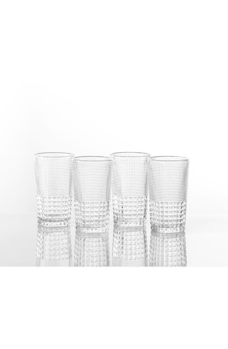 Fortessa Malcolm Set of 6 Iced Beverage Glasses, Alternate, color, Clear