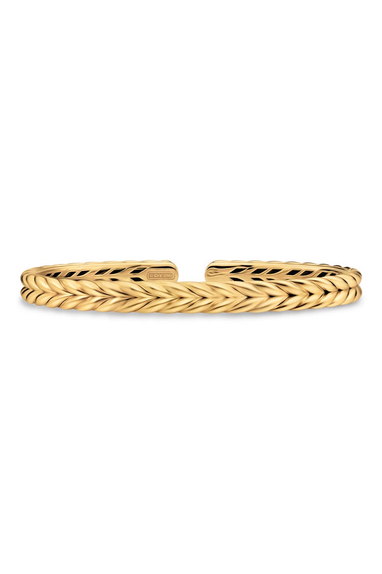 Chevron Flex Cuff Bracelet, Main, color, GOLD