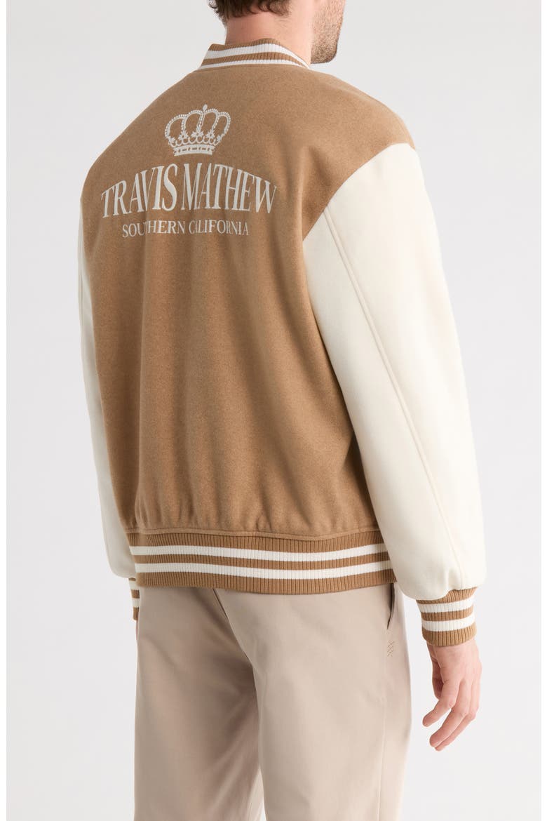Victory Mile Varsity Jacket, Alternate, color, MOONBEAM